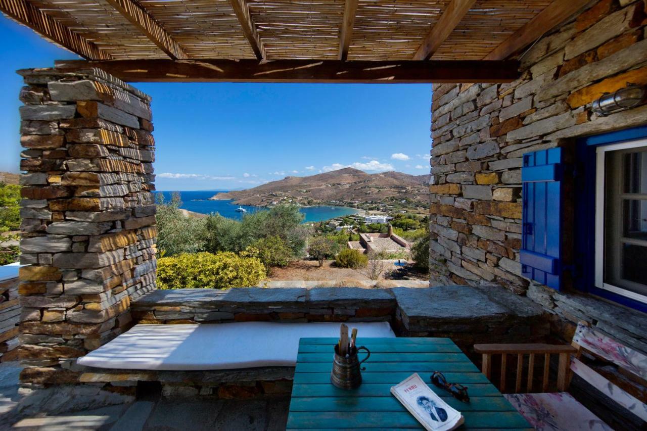 Stone House With A Magical View Villa Otzias Ngoại thất bức ảnh